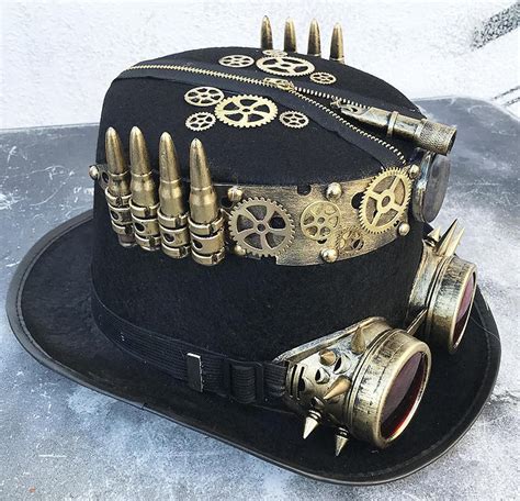 black steampunk hat